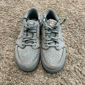 Nike Air Jordan 1 Retro Low NS in color mica green 90s streetwear womens size 7